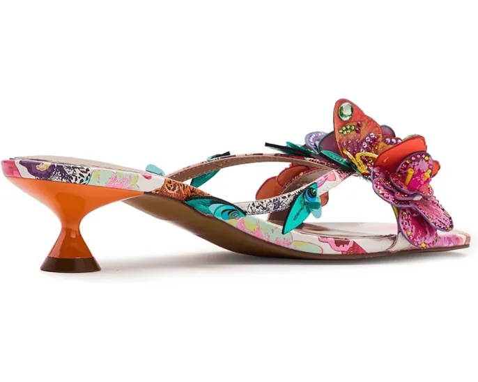 Босоножки Blue by Betsey Johnson Beatriz на низком каблуке с цветами и бабочками