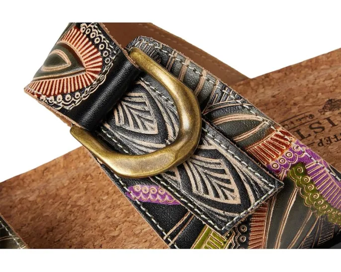 Сандалии Glaze с пробковой стелькой и регулируемым ремешком