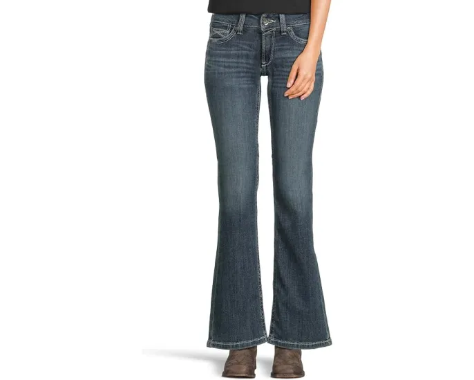 Джинсы с клешем Ariat R.E.A.L. Mid-Rise Raquel и средней посадкой