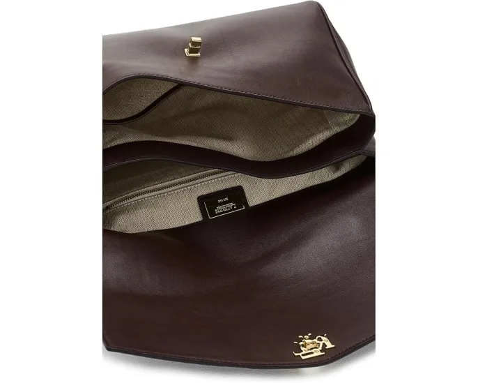 Сумка Lauren Ralph Lauren Nappa Leather Medium Farrah Soft Satchel из мягкой кожи