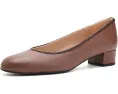 Босоножки French Sole Kiara на каблуке из шоколадной кожи