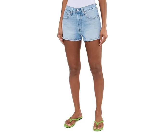 Классические шорты Levi's 501 Original с пятью карманами и прямым кроем