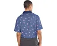 Мужская поло Callaway Azalea в клетку с технологией Opti-Dri