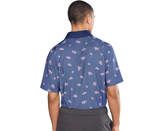 Мужская поло Callaway Azalea в клетку с технологией Opti-Dri