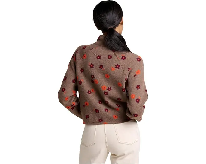 Toad&Co Свитер Kennicott с воротником стойкой и молнией на четверть