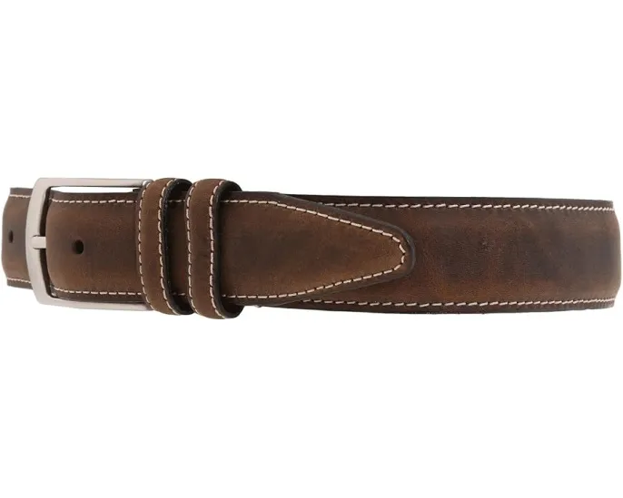 Ремень Johnston & Murphy New Distressed с контрастной строчкой