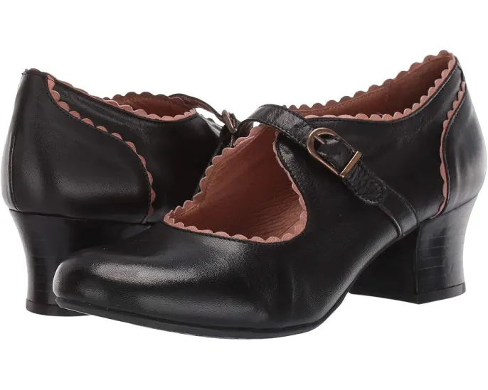 Туфли-лодочки Miz Mooz Francine с фигурным краем и регулируемой пряжкой