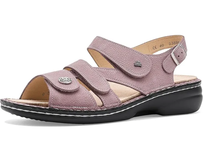 Сандалии Gomera-S Rose Streetnubuk Finn Comfort на пробково-латексной стельке