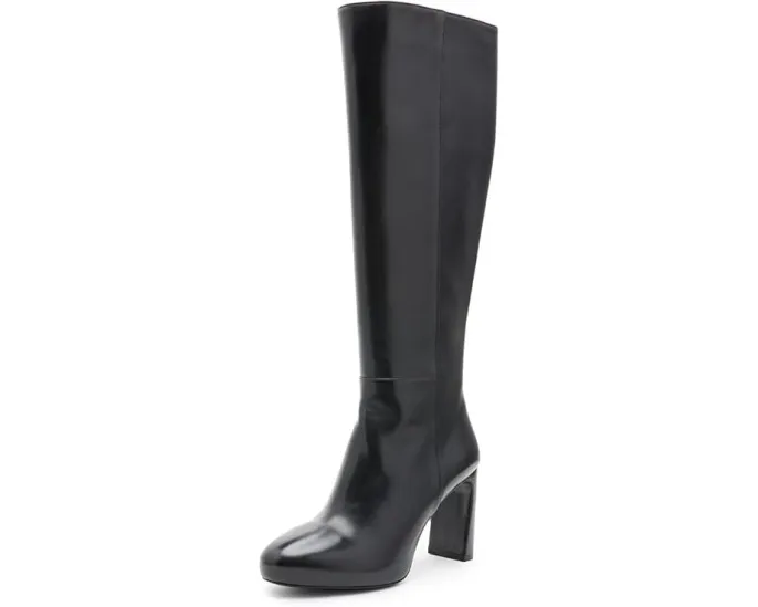 Ботинки Stuart Weitzman Babette Platform на платформе с молнией и квадратным каблуком