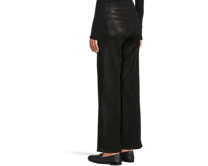 Джинсы Anessa 31 с кожаным эффектом и высокой талией широкого кроя