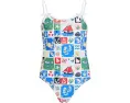 Детский купальник Nautical Onepiece с защитой UPF 50+ и морским принтом