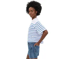Футболка Boxy Tee Stripe Madewell в полоску