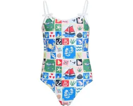 Детский купальник Nautical Onepiece с защитой UPF 50+ и морским принтом