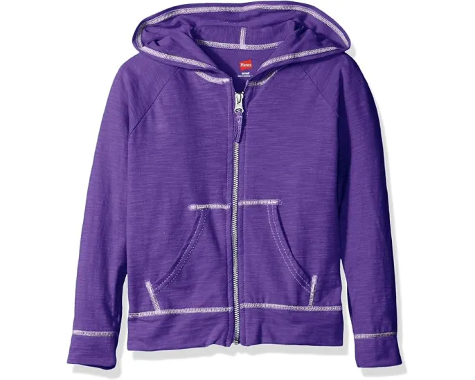 Детская куртка на молнии из джерси Hanes