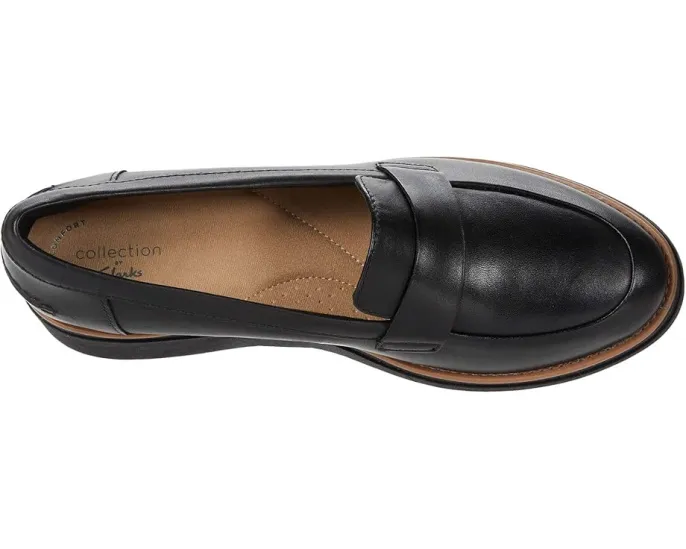Кроссовки Sharon Gracie от Clarks с кожаным верхом и технологией OrthoLite