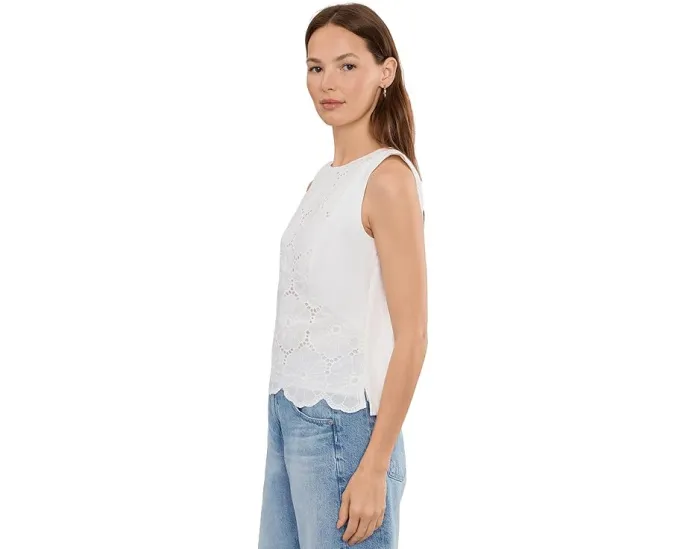 Блуза Vince Camuto без рукавов с вышивкой спереди