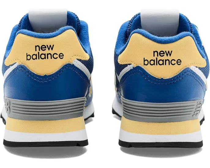 New Balance 574 Lace кроссовки для детей с синим верхом