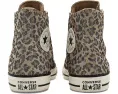 Кеды Converse Chuck Taylor All Star Leopard Jacquard с леопардовым принтом