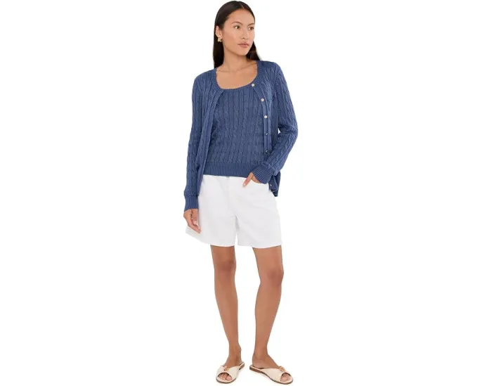 Кардиган Lauren Ralph Lauren Petite из хлопка с косами