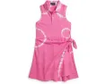 Платье Polo Ralph Lauren Kids с тай-дай принтом и имитацией запаха