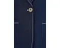 Блейзер Sleek Stretch Accent Stitch с контрастной строчкой и одним пуговицей NIC+ZOE