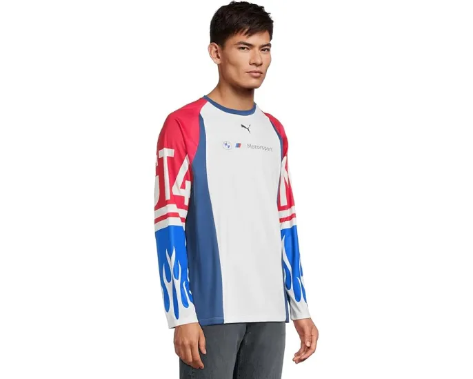 PUMA Футболка BMW M Motorsport Lifestyle с принтом и свободным кроем