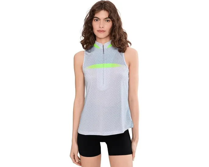 Jamie Sadock Топ без рукавов с принтом Optic Dot и молнией