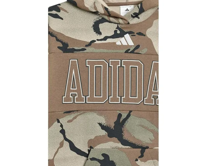 Adidas AOP Color Block Halftone Camo Hooded Pullover для детей с камуфляжем