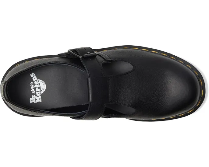 Ботинки Dr. Martens Polley T Bar с пряжкой и круглым носком на платформе