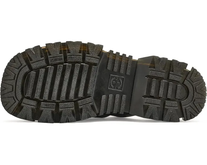 Сланцы Dr. Martens Mattison с круглым носком и пряжкой на платформе