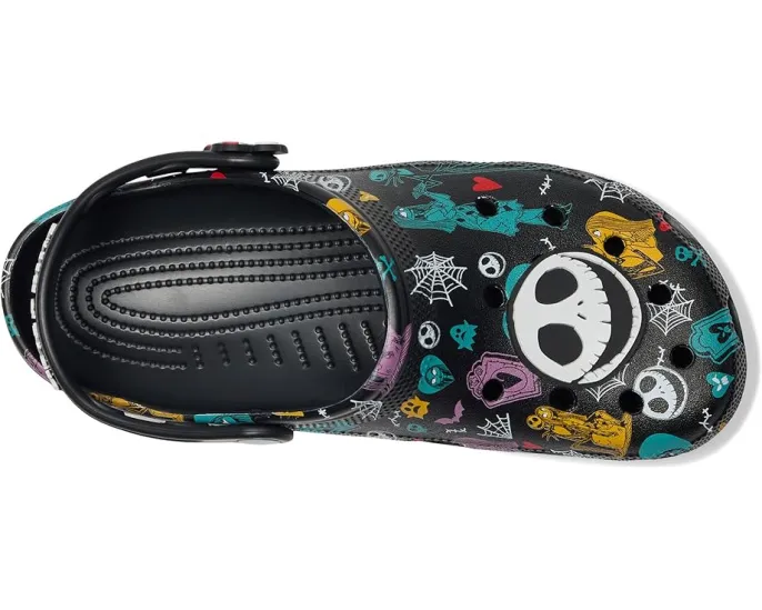 Клоги Crocs Jack Skellington с подсветкой по мотивам Кошмара перед Рождеством