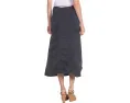 Юбка XCVI Stretch Poplin с двойными сборчатыми панелями и завязкой на талии