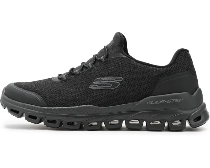 Эластичные кроссовки SKECHERS Glide-Step Noltek с геометрической подошвой