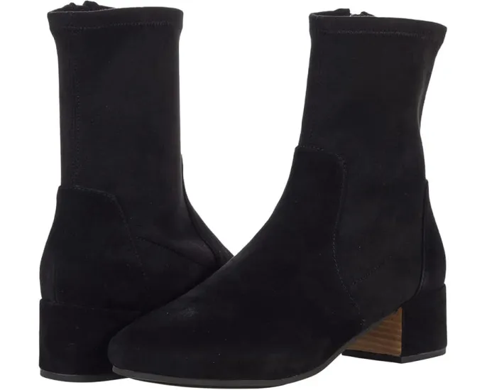 Ботильоны Ella Stretch Booties с молнией и квадратным каблуком от Gentle Souls by Kenneth Cole