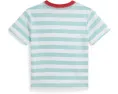 Футболка Polo Ralph Lauren с полосками и нагрудным карманом из хлопкового джерси для младенцев