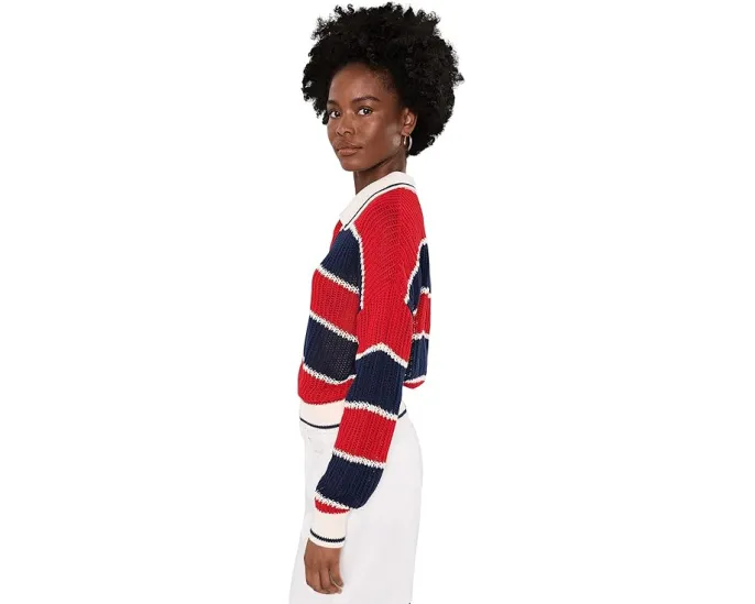 Пуловер Alexa Rugby Stripe Polo Pullover от 525 america