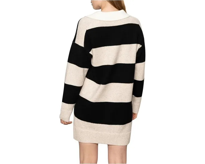 Платье Sanctuary Polo в полоску с воротником и резинками