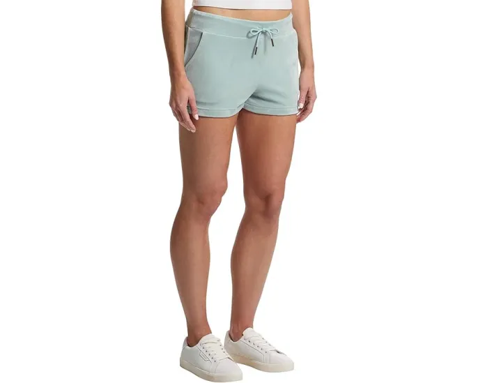 Juicy Couture Короткие шорты из плюша с декором на спине