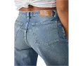 Джинсы Free People Tinsley Baggy High-Rise Skinny с широкими штанинами