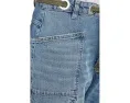 Джинсы We The Free Moxie с зауженным силуэтом и эффектом потертостей Free People