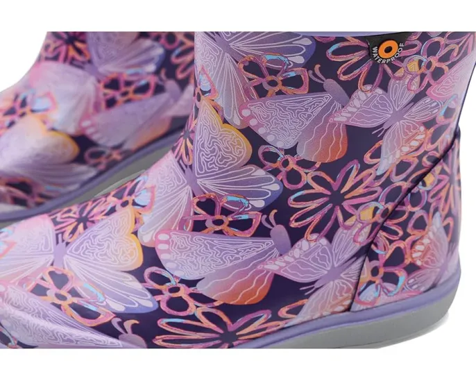 Детские сапоги Bogs Kids Skipper II Solar Butterfly с принтом бабочки