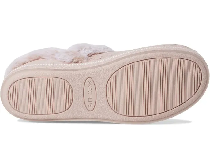 Тапочки SKECHERS Cozy Campfire Frosty Promise с веганским стеганым верхом из искусственного меха