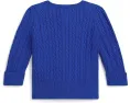 Детский кардиган Mini-Cable из хлопка с жаккардовым узором Polo Ralph Lauren