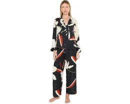Natori Пижамный набор Kami Notch Pajama Set черный