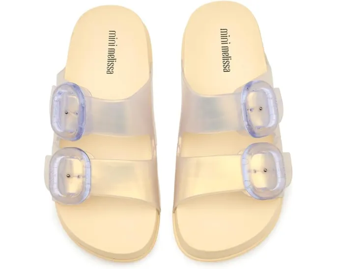 Шлепанцы Cozy Slides для детей коллекция Mini Melissa жемчужно-желтые