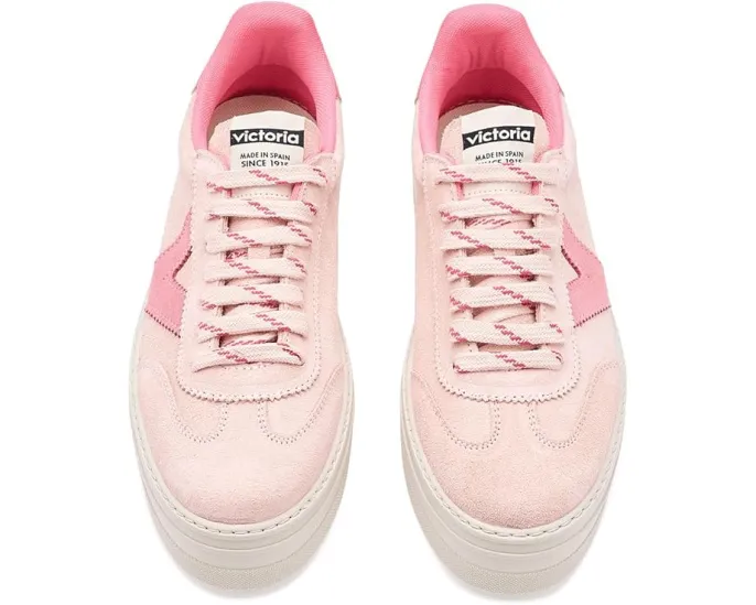 Кроссовки Victoria Barcelona на платформе с текстильным верхом