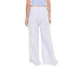 XCVI Штаны Muriel Wide Leg в полоску белые