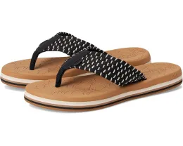 Шлепанцы Roxy Colbee Hi с текстурированным ремешком и стелькой из ЭВА