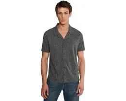 Рубашка John Varvatos Cillian с отложным воротником и короткими рукавами