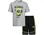 Детский комплект adidas Kids Heather Colorblock с футболкой и шортами в футбольной тематике